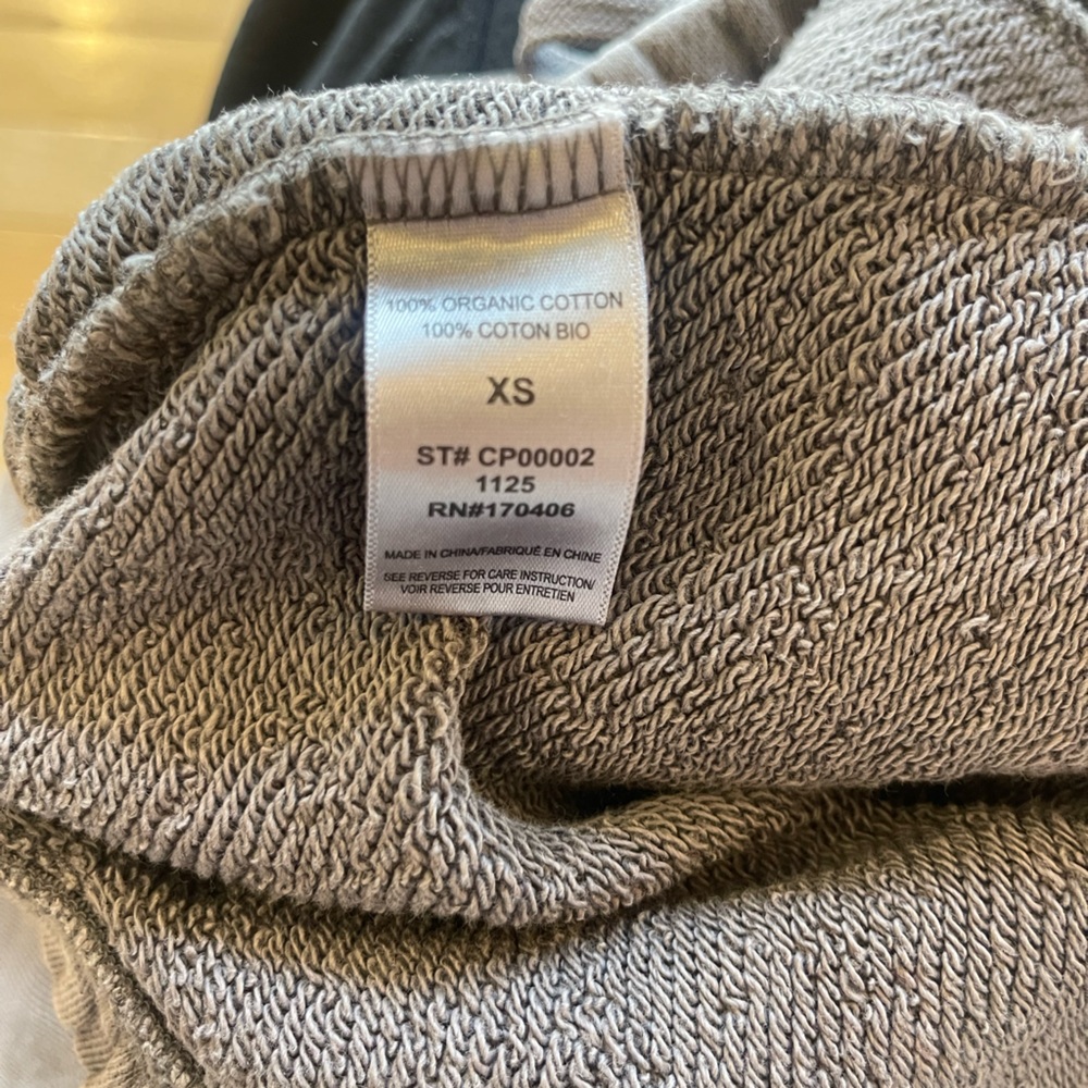 ELWOOD STRAIGHT LEG SWEATPANTS VINTAGE GRAY SIZE XS - Picture 10 of 10